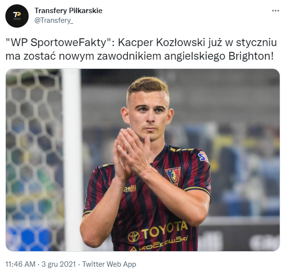 Szykuje się ZIMOWY TRANSFER Kozłowskiego! KIERUNEK ANGLIA!